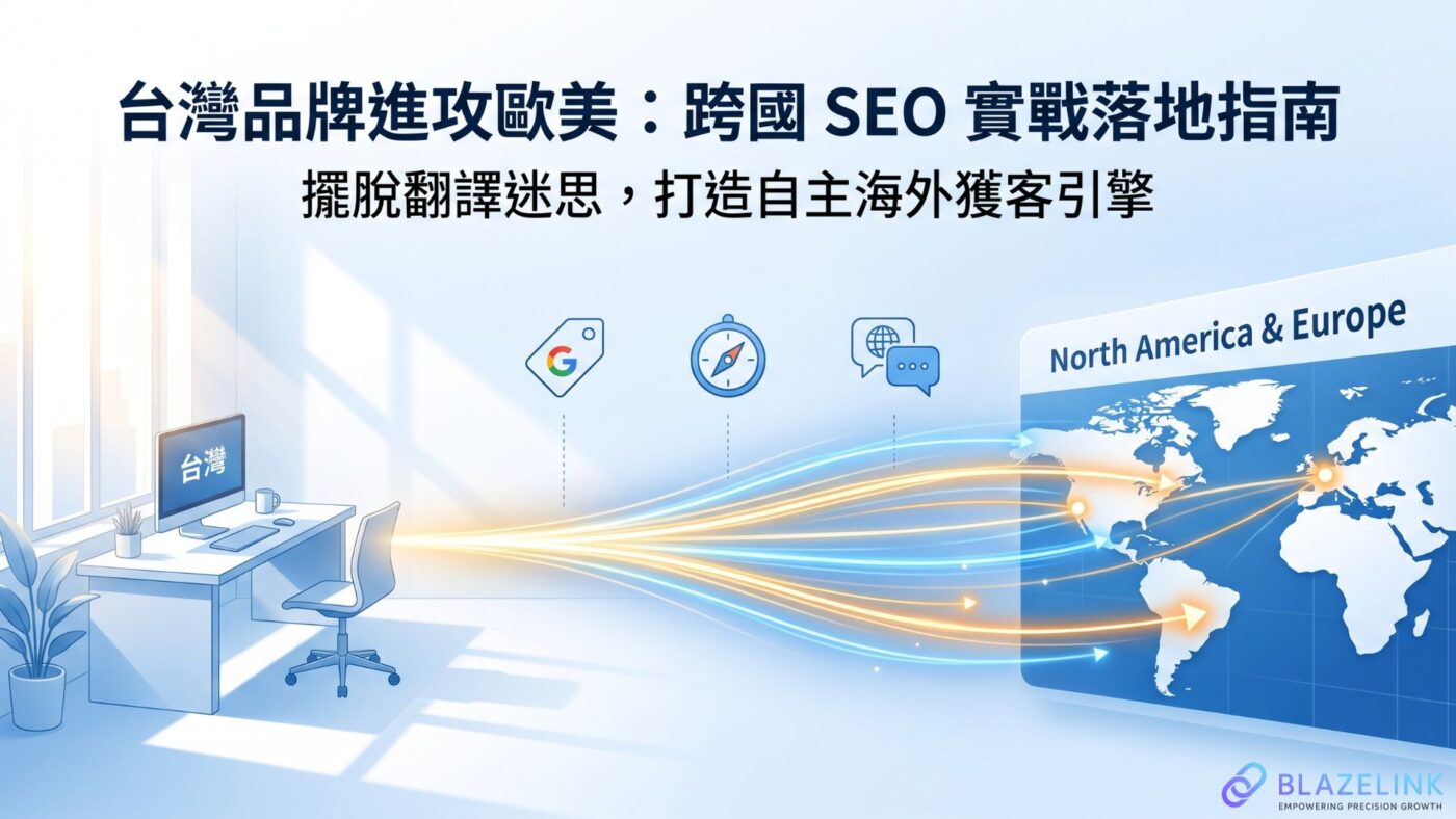 破除翻譯迷思:台灣品牌打入歐美市場的「跨國 SEO」落地實戰指南