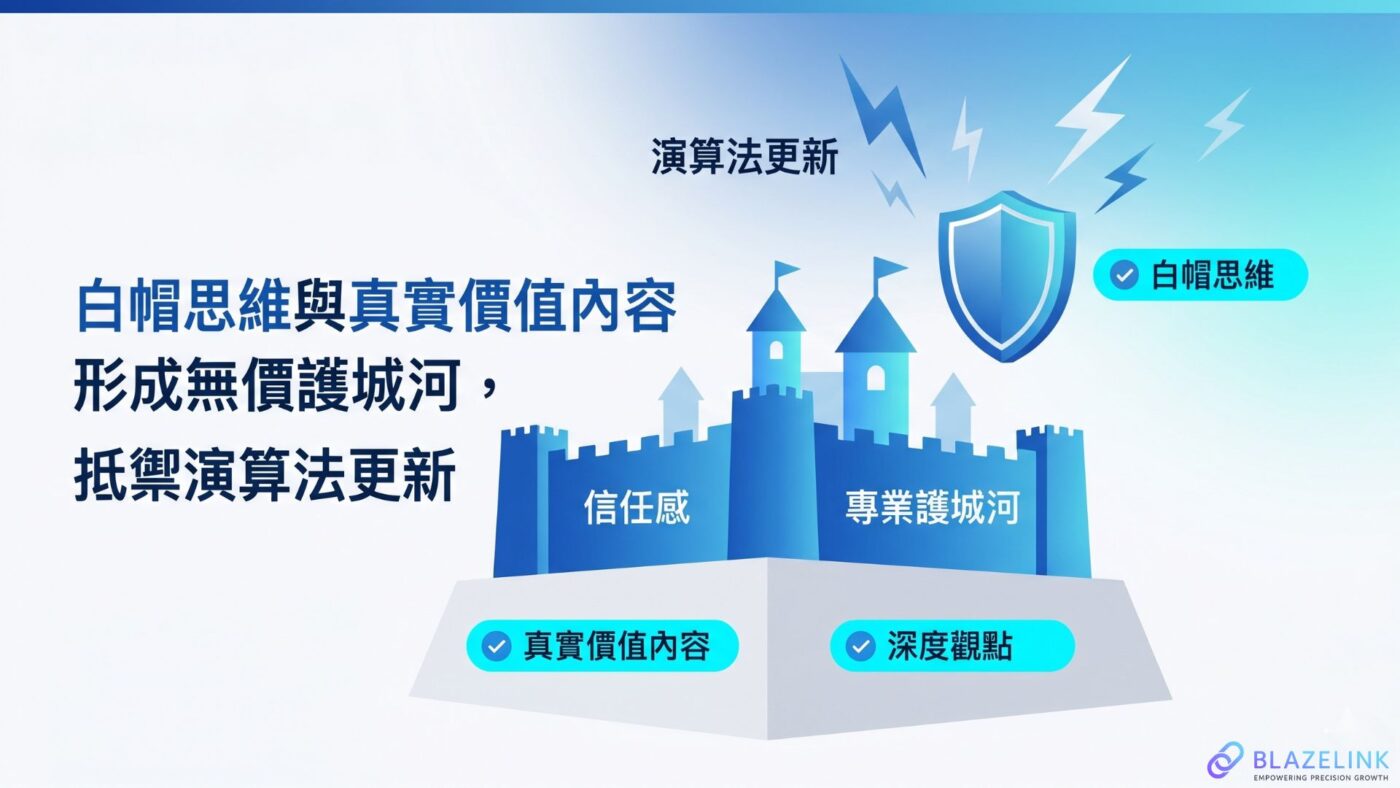 演算法怎麼改都不怕：堅持白帽思維與傳遞真實價值