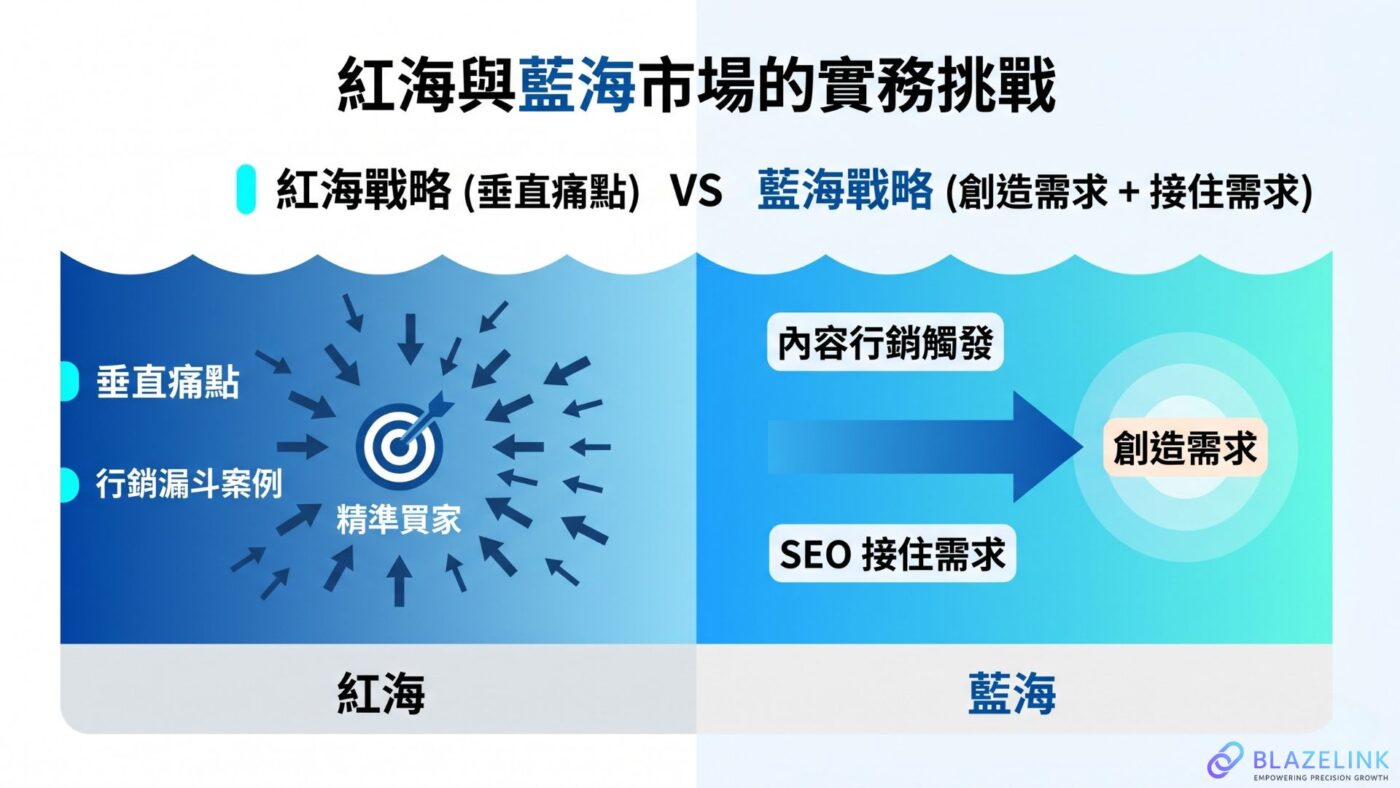 紅海與藍海市場的實務挑戰