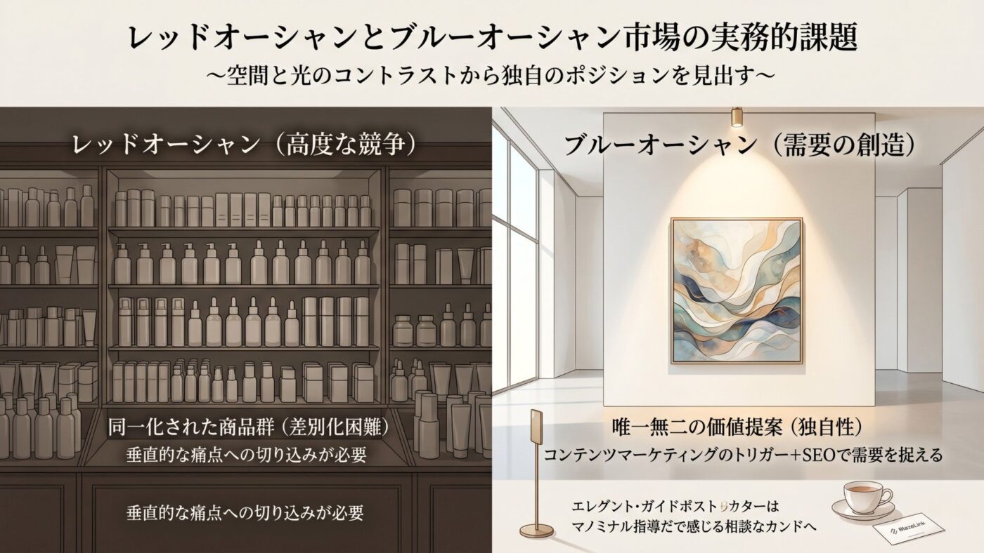 既存市場と未知の市場、それぞれの優雅な戦い方